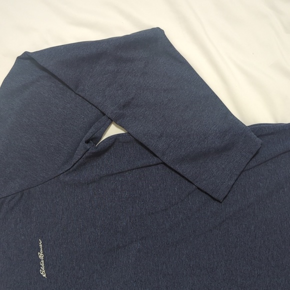 Eddie Bauer Active Tee Crewneck Long Sleeve T-Shirt, Color Navy Size XL - Picture 5 of 14